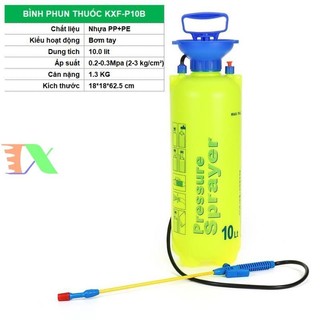  Bình phun muỗi thuốc sâu 10 lit KXF-P10B Bình xịt tưới phun sương Phun sâu  Mối Côn trùng 