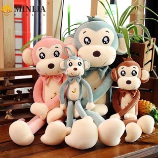 Minlia Khỉ Đồ Chơi Sang Trọng, Thú Nhồi Bông Khỉ Thú Nhồi Bông Búp Bê, Ngộ nghĩnh Lông Tơ 40-55cm Hoạt Hình Khỉ Sang Trọng Búp Bê Lễ Phục Sinh Quà Tặng