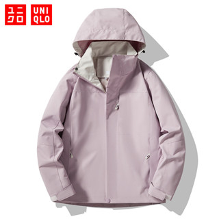 Áo khoác chống mưa nữ Uniqlo thời trang - Chống gió, chống thấm nước và thoáng khí, có mũ trùm đầu cho các hoạt động ngoài trời