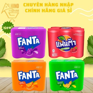  Nước Ngọt Fanta 325ml Thái Lan Hương Vị Thơm Ngon Không Quá Ngọt - Hinohouse 