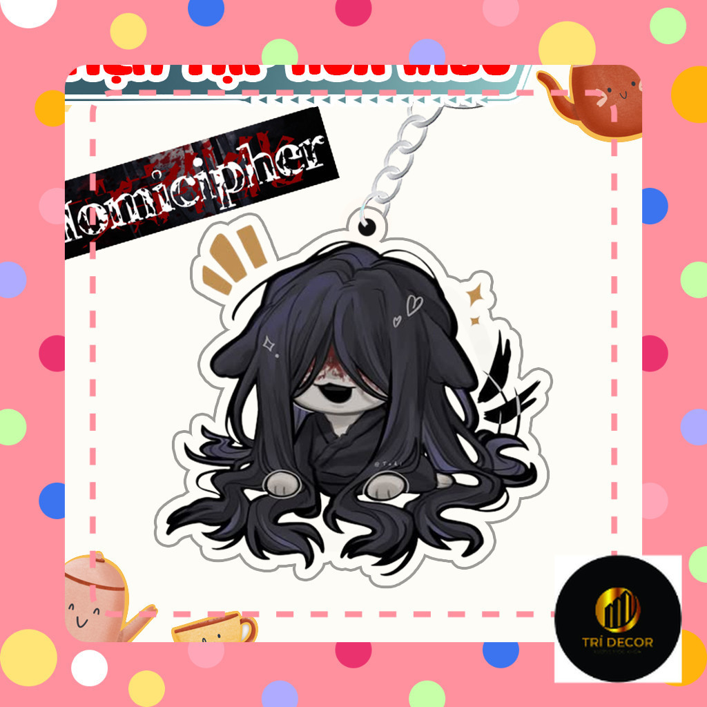 Móc Khoá Keychain Acrylic Game Homicipher Mr Crawling Mr Scarletella Chibi Cute Dễ Thương