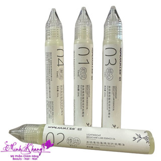 Huyết thanh nước hoa siêu phục hồi tóc nguyên chất HOPEJULIA Lightweight Bright Hair Care Essence Oil 15mlx40pic [ MK ]