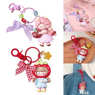 Baosity Búp Bê Móc Khóa Ngộ nghĩnh Dễ Thương Quà Tặng Dự Tiệc Ủng Hộ Trang Trí Cho Nữ Ví Túi Điện Thoại Mặt Dây Chuyền Cửa Ô Tô Chìa Khóa Giá Đỡ