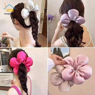 [NHIỀU] Satin Lớn 3D Hoa Tóc Dây Dành Cho Nữ Ngọt Ngào Bé Gái Mũ Băng Đô Ruột Lớn Phụ Kiện Tóc Thời Trang Tốt