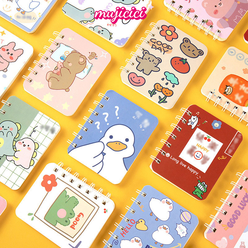 [mu]A7 Rollover Coil Book Diary Notebook Portable Office Notebook Pocket Mini Notebook Student Small