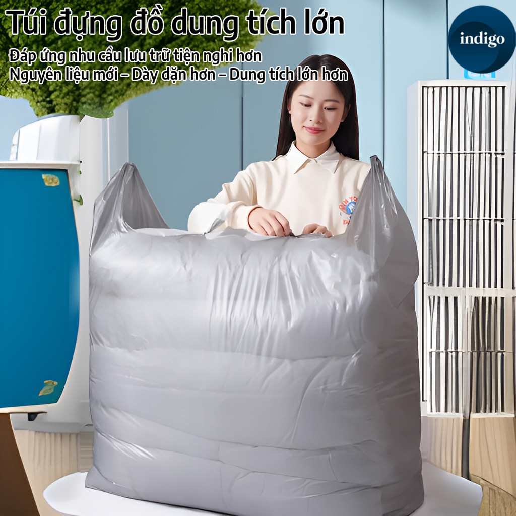 Combo 10 túi nilon size đại loại đẹp, dẻo, dai, túi bóng hai quai dùng gói hàng, chuyển nhà