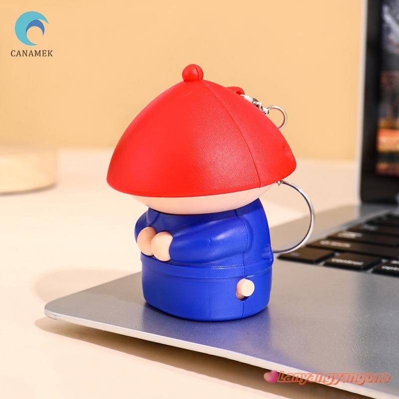 CANAMEK Creative Eunuch Điều khiển bằng giọng nói Hiệu ứng âm thanh Đồ chơi Móc khóa Eunuch Giọng nó