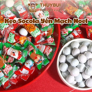  Kẹo Noel Kẹo Giáng Sinh TB Kẹo Socola Sữa Bọc Yến Mạch Noel Trang Trí Giáng Sinh Noel 
