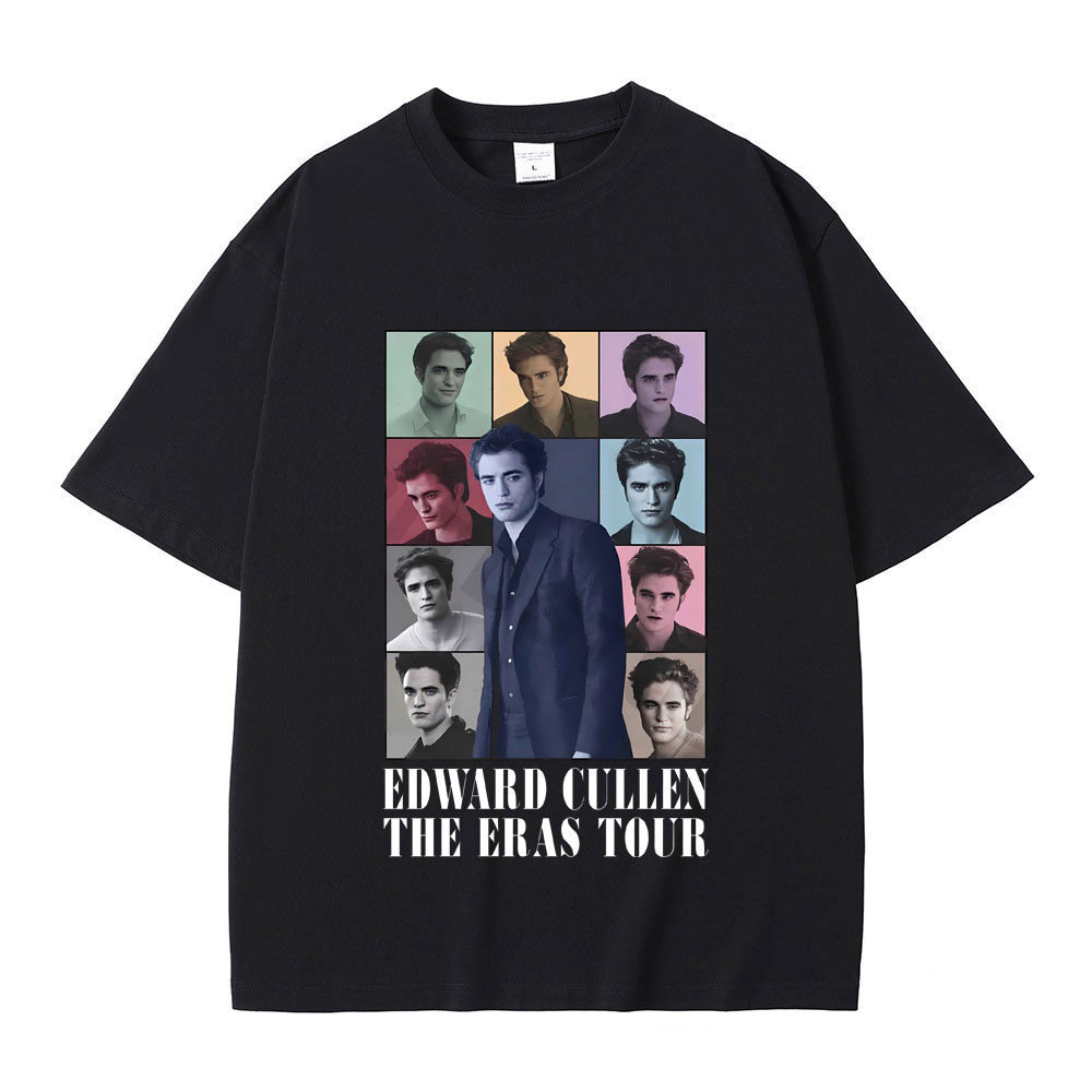 2024 bánh quế cho bạn bè Phim Twilight Edward Cullen The Eras Tour T Shirt Robert Pattinson Graphic 