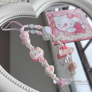 Hoạt Hình Dễ Thương Hành Tinh KT Mèo Màu Hồng Nhẫn Điện Thoại Dây Buộc Airpods Dây Chìa Khóa Điện Thoại Trang Trí Mất Phòng Chống Rơi Phụ Kiện Điện Thoại