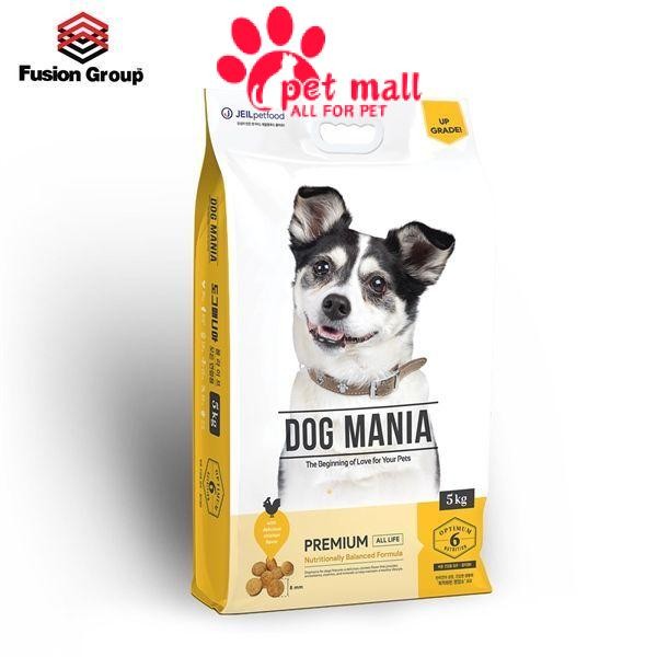 5Kg Thức Ăn Hạt Cho Chó Mọi Lứa Tuổi Dog Mania Premium