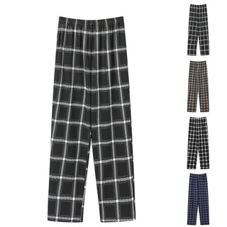 [Còn Hàng] Quần Ngủ Kẻ Sọc Flannel Cotton Nam Quần Ngủ Đáy Lounge Quần Quần Ngủ