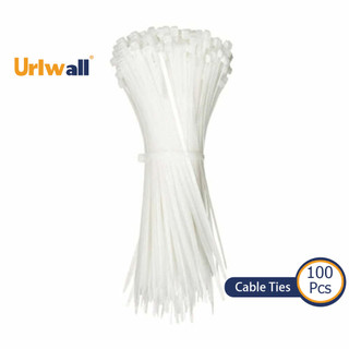 100 Miếng Dây Buộc Cáp 3.6 * 350mm Đen / Trắng Dây Buộc 100 Cái / gói Keo 3M Tự Dính Cáp Để Bàn Cố Định Kẹp 20 * 20mm Đen / Trắng 3m100 Miếng Đế + Dây Buộc 100 Miếng (2.5 * 150)