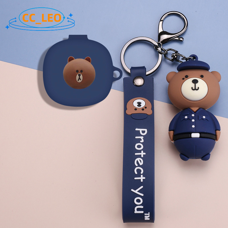 Suitable for Baseus Bass BD1 Case Cute Keychain Pendant Cartoon Baseus Bass BD1 Silicone Soft Case S