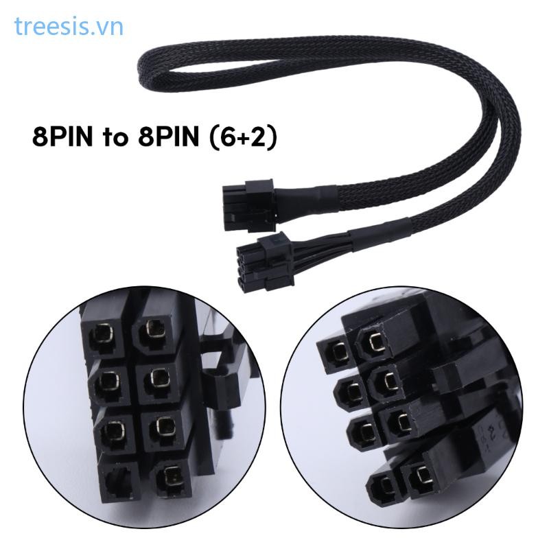 Cây 8Pin Đến 8Pin 6 + 2 Cáp Nguồn PCIE VGA Cho RM650X RM750X RM850X RM1000X Dây Nguồn GPU