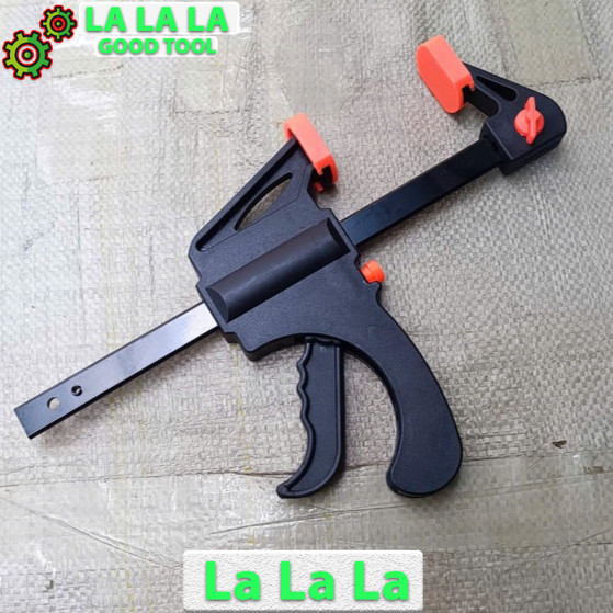 Cảo Kẹp Gỗ Nhanh Loại To 6 Inch - Cảo Chữ F Kẹp Gỗ Vam Nhanh Chắc Chắn Độ Mở Tối Đa 15cm-  Vam kẹp g