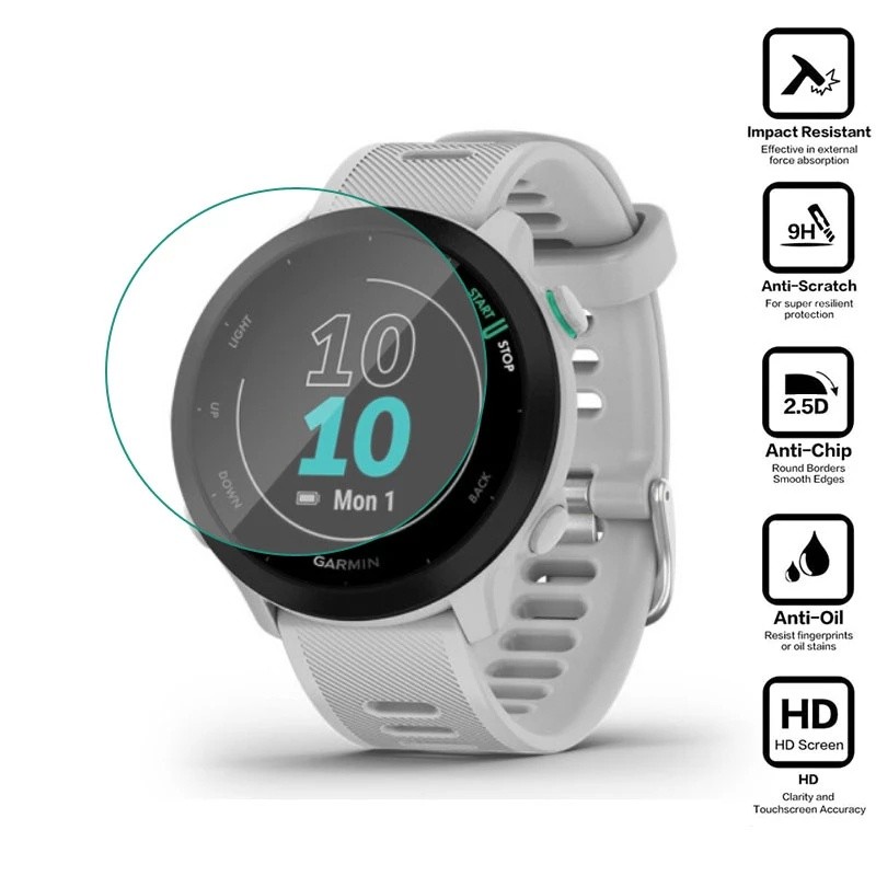 Kính cường lực bảo vệ màn hình cho Garmin Forerunner 55