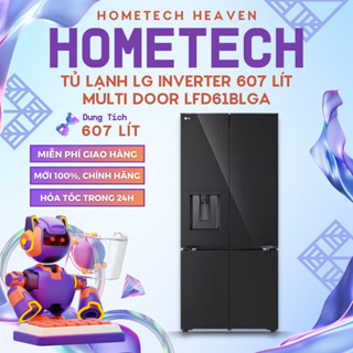 [GIAO LẮP MIỄN PHÍ] LFD61BLGA - Tủ lạnh LG Inverter 607 lít Multi Door LFD61BLGA - Hàng Chính Hãng, Mới 100%