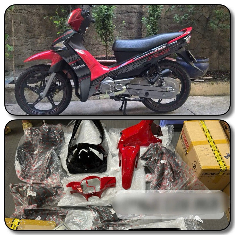 Dàn áo Sirius Fi đỏ đen 2014