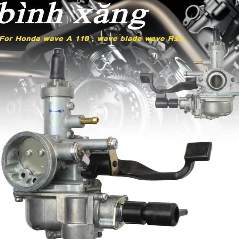 Bình xăng con-chế hoà khí Honda Wave Alpha 110, Wave Blade, Wave RSX 110 chế hòa khí hàng zin - Phụ 