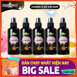  Nước xả vải khô Hygiene sacom Plus+ giữ hương thơm lâu trên quần áo vải chai 100ml MONOCONA 