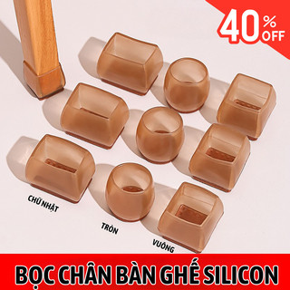 Bộ 4 Bọc Silicon CM7-11 Bảo Vệ Sàn Nhà Đế Nỉ Chống Trượt Dành Cho Chân Ghế Bàn