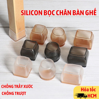 Bộ Bọc Chân Ghế Silicon 4 Cái LoveNook Êm Nhẹ Không Làm Trầy Xước Không Gây Tiếng Ồn