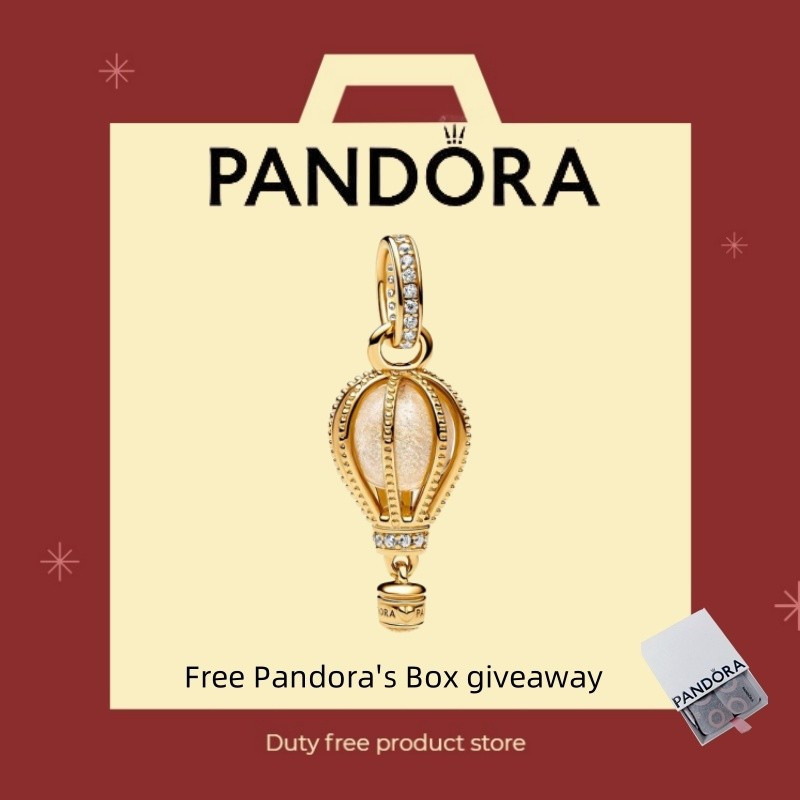 Pandora 925 Bạc Trang Sức Bộ Quà Tặng Tinh Tế Cho Cặp Đôi - Vòng Cổ và Vòng Tay Lấp Lánh