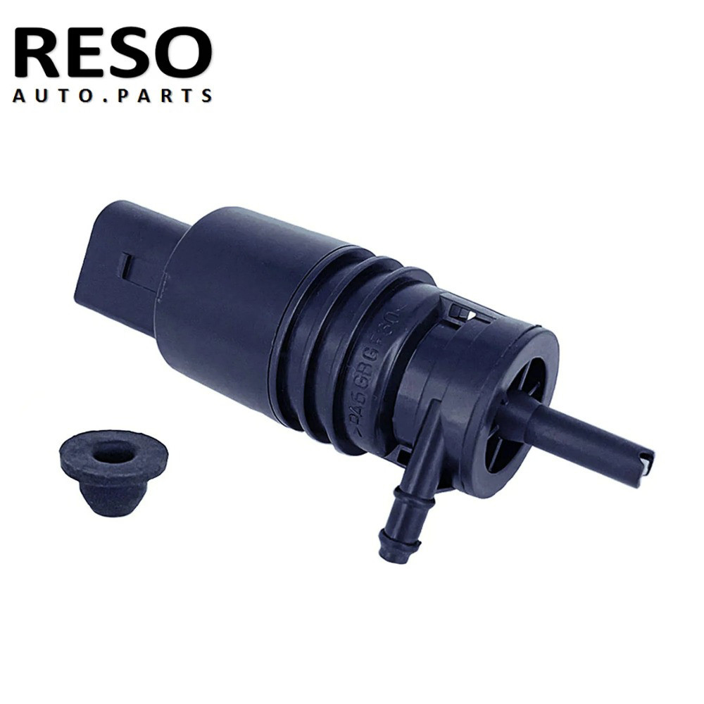 Bơm rửa kính chắn gió RESO cho BMW E46 / E39 / E36 M3 M5 X3 X5 Z3 318i 323i với Grommet, Thay thế 67