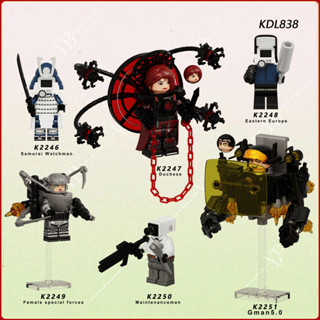 Anime series Skibidi Nhà vệ sinh mô hình khối xây dựng hạt nhỏ