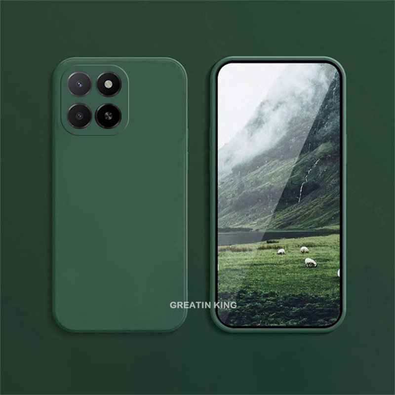 Ốp Mềm Cho Honor X5b GFY-LX2 / X5b Plus GFY-LX2P Ốp Lưng Màu Trơn Mờ Mềm TPU Silicon Cạnh Thẳng Vỏ Đ