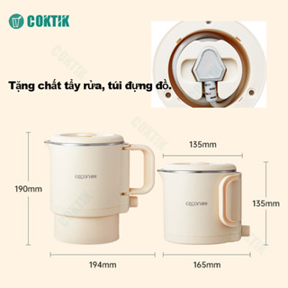 Siêu tốc canon Ấm Điện Đun Nước Siêu Tốc Mini Có Thể Gấp Gọn Mang Theo Đi Du Lịch , Sinh Viên Mang Đi Ký Túc Xá Tiện Dụng  BJPKPK