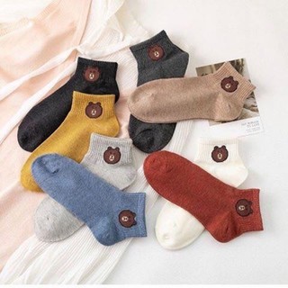 SET TẤT CON GẤU 10 ĐÔI ĐỦ MÀU 🐻🐻