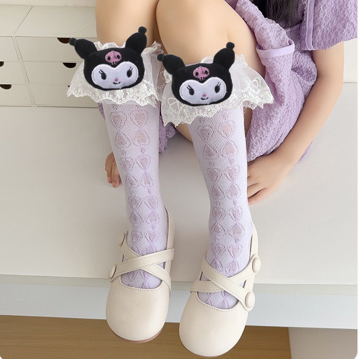 Lolita Ren Vớ Cô Gái 'Mùa Hè Ren Bow Vớ Ống Vớ