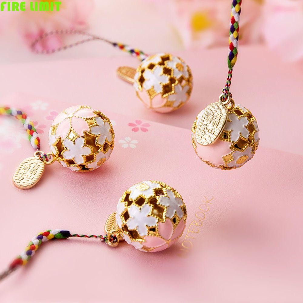 Fire LIMIT Móc Khóa Charm Guardian Mặt Dây Chuyền Sakura Bell Quà Tặng Trang Sức