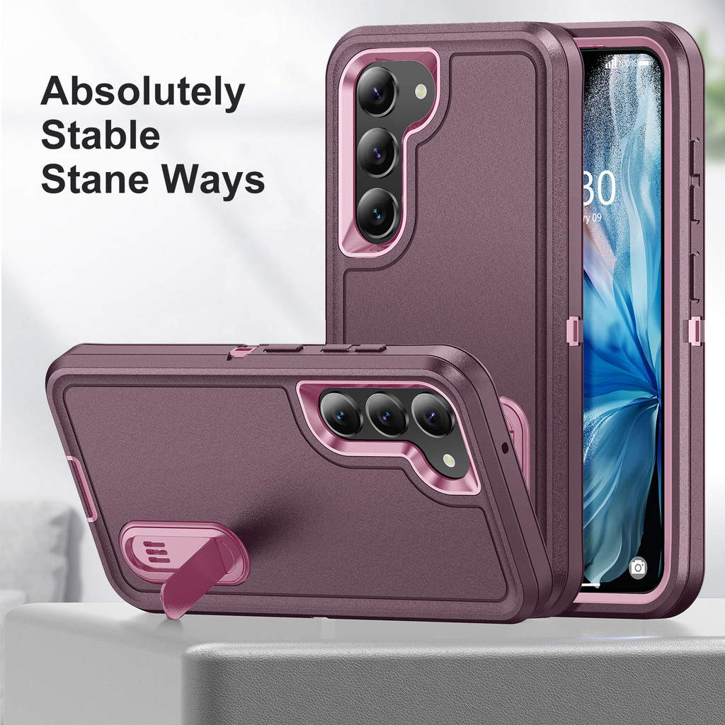 Ốp điện thoại chống sốc lai cứng 3 in1 cho Samsung Galaxy S24 Ultra / Samsung Galaxy S25 Ultra / Sam