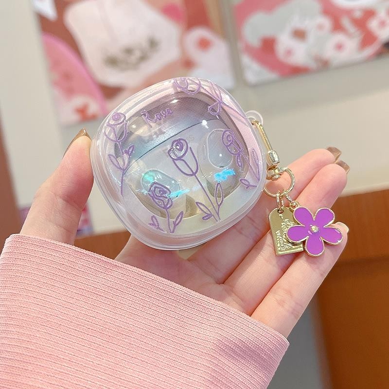 [Sẵn sàng] Hộp đựng tai nghe trang trí DIY chuyển màu đầy màu sắc Dreamy Tương thích với vỏ Baseus B