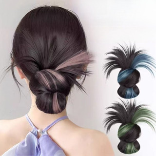 Kẹp tóc giả Tóc đuôi ngựa Kẹp tóc màu hồng Nối tóc lười Máy duỗi tóc Phụ kiện tóc Lông tơ tự nhiên