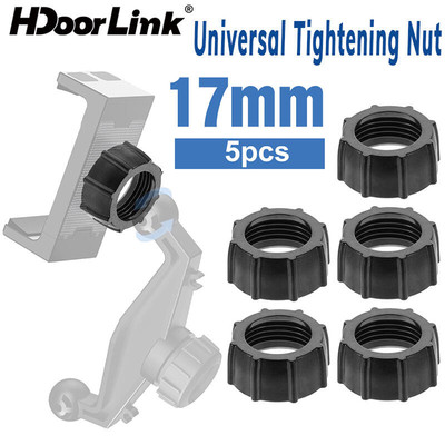 HdoorLink 5 Chiếc Giá Đỡ Đai Ốc Cho 17MM Bóng Đầu Ô Tô Điện Thoại Di Động Đứng Thắt Đai Ốc Để Thay Thế Xe Gắn Phụ Kiện