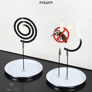 Giá đỡ cuộn muỗi CHLOCH, Khung hỗ trợ từ tính bền bằng thép không gỉ, Đế khay tro đa chức năng sáng tạo Kẹp hương từ tính mạnh mẽ cho muỗi gia đình