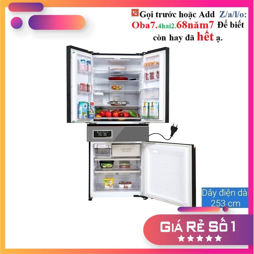 [Mã ELHA10 giảm 6% đơn 5TR] Tủ lạnh Panasonic NR-YW590YMMV 540 lít 4 cánh Inverter