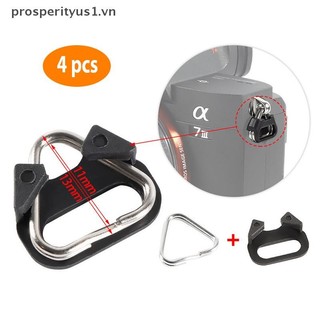 [Prosperityus1] 4 Móc Thắt Lưng Camera Dây Đeo Vai Tam Giác Chia Vòng Khóa Thay Thế [VN]