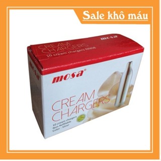 [ Sỉ ] Hộp gas Mosa dùng cho bình xịt kem ( 10 viên )