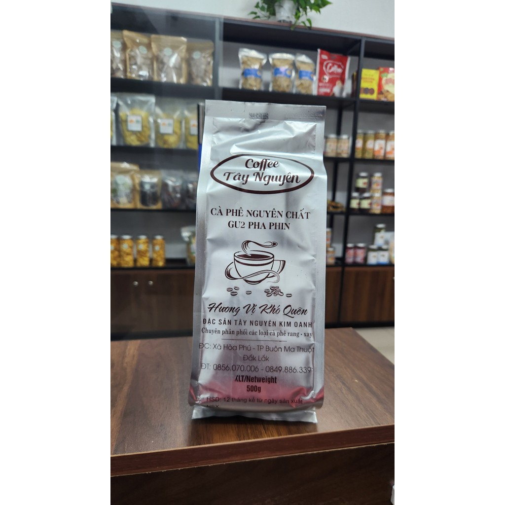 Cafe rang xay pha phin Daklak GU2 500gr -  Trang Anh Natural Food