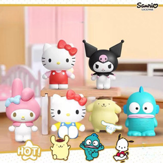 Mini Sanrio Kuromi Giai Điệu Hello Kitty Các Bức Tượng Hành Động Xe Để Bàn Thủ Công Trang Trí Đồ Chơi Hoạt Hình Dễ Thương Mô Hình Búp Bê Sinh Nhật Quà Tặng Giáng Sinh Cho Bé Trai Bé Gái