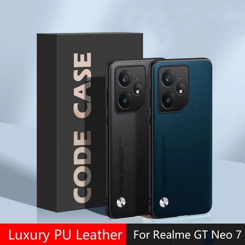 Dành Cho Realme NEO 7 GT 7 Pro Ốp Lưng Da PU Trơn Silicon TPU Dành Cho Realme NEO7 GT 6 T NEO 6 SE G