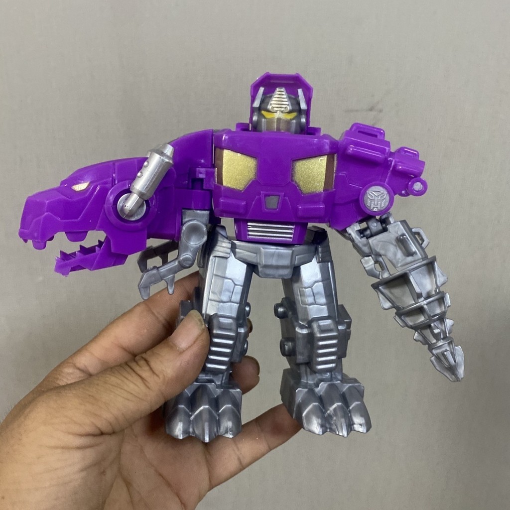 Spot Delivery in Seconds#Children's Transformer Dinosaurs Toy Robot Tyrannosaurus Rex Deformation Go