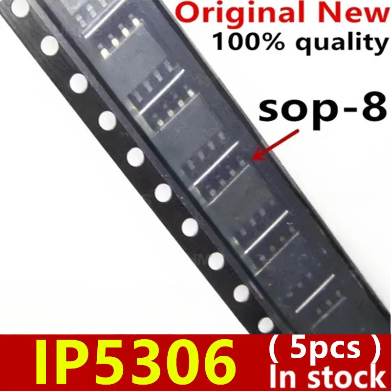(5 chiếc) Chipset IP5306 sop-8 mới 100%