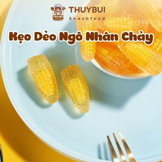 Kẹo Ngô Dẻo Trong Suốt Nhân Chảy, Kẹo Bắp Dẻo Có Nhân TB, Kẹo Dẻo Ngô Nhân Chảy