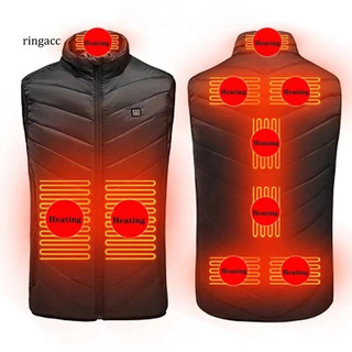 [Rc2] Áo ghi lê sưởi ấm cổ đứng chắc chắn Làm ấm thoải mái Áo Vest sưởi điện có thể sạc lại cho cha mẹ